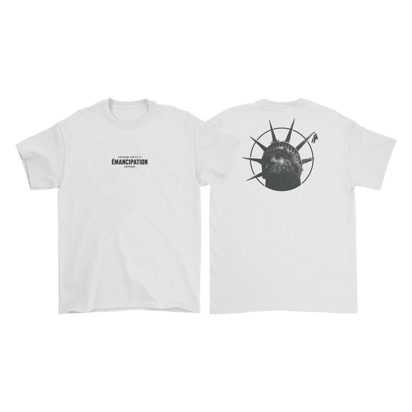 T SHIRT "ÉMANCIPATION" BLANC