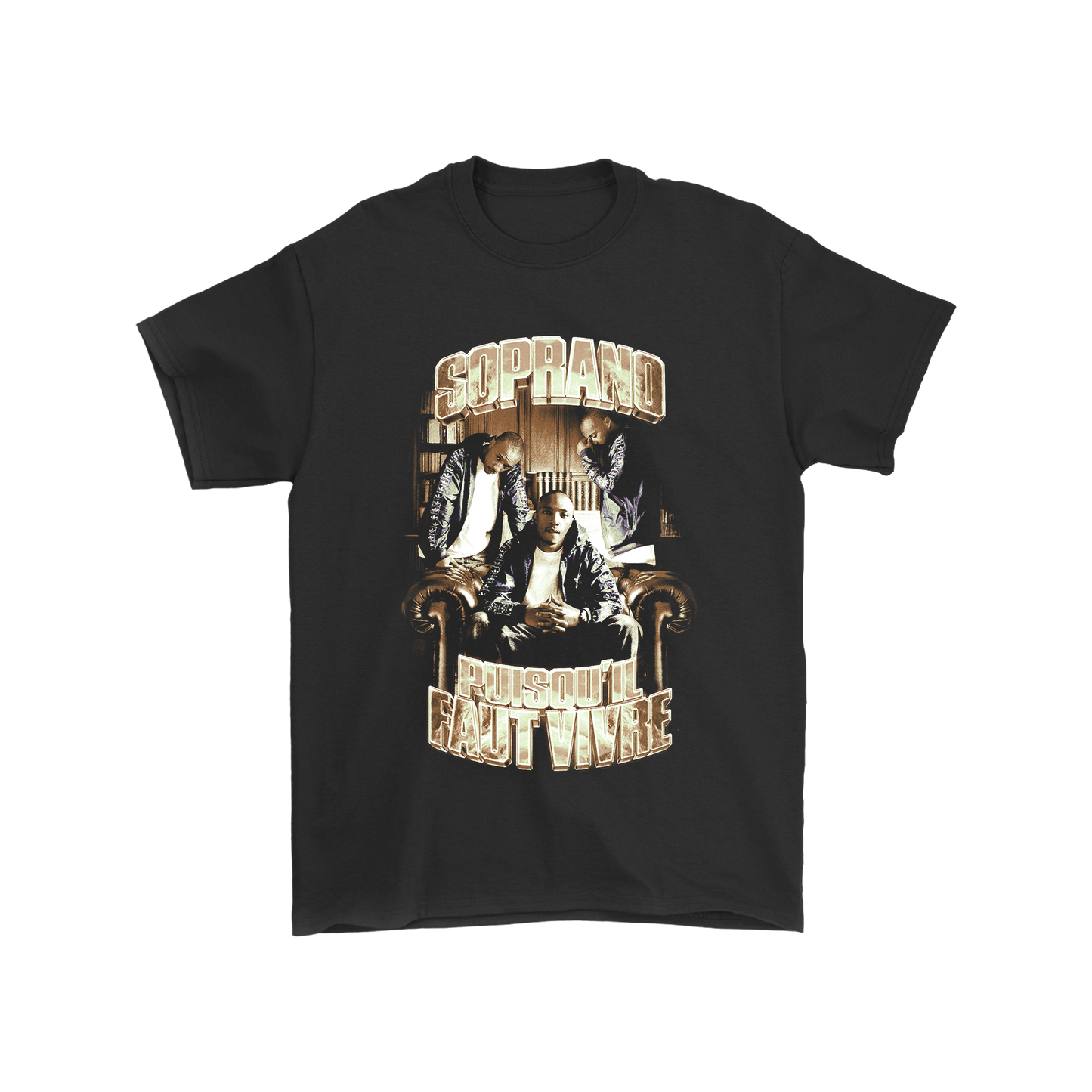 T-shirt - «PUISQU'IL FAUT VIVRE» - BOOTLEG