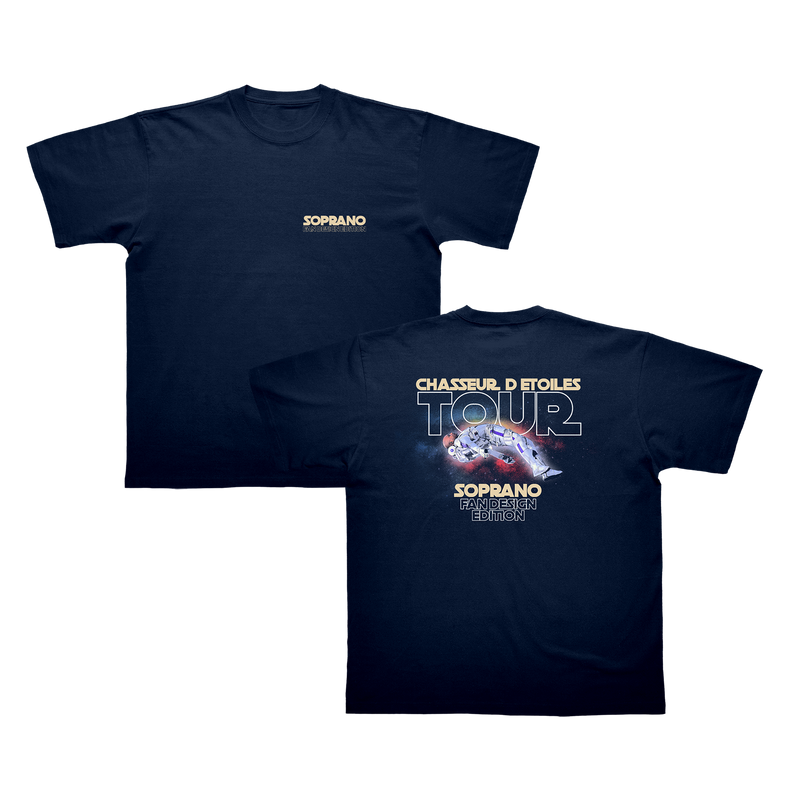 T-SHIRT "FAN DESIGN" - MARINE
