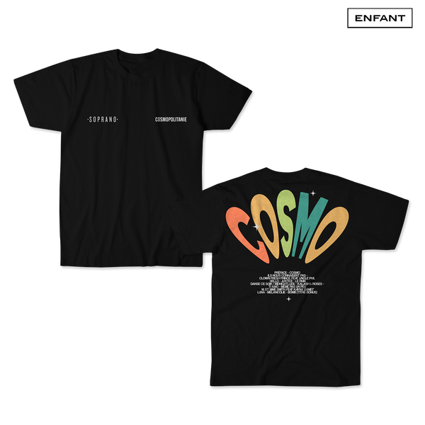 T-SHIRT ENFANT "COSMO" - NOIR