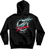 sweat capuche super 87  noir dos soprano
