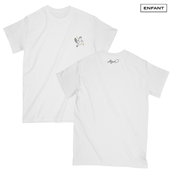 T-SHIRT ENFANT "ROULE" - BLANC