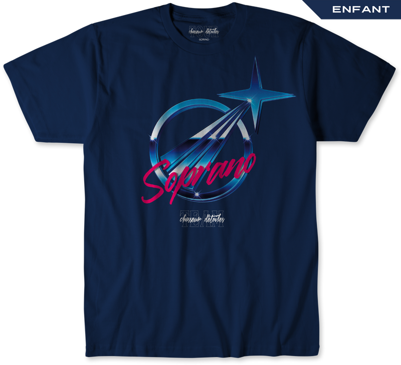 t-shirt enfant super 87 marine soprano