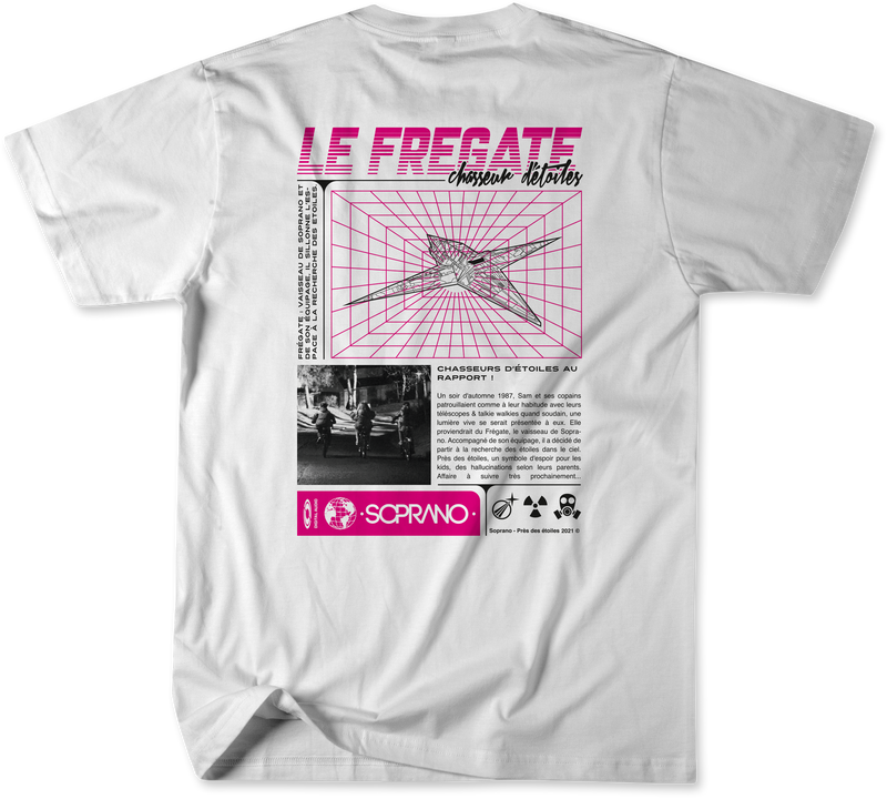t-shirt le fregate blanc dos soprano