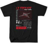 t-shirt le frégate noir dos soprano