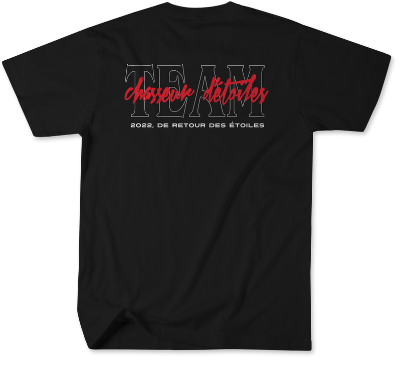 t-shirt team soprano noir dos