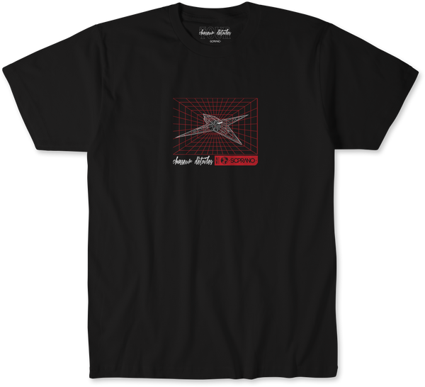 t-shirt le frégate noir face soprano