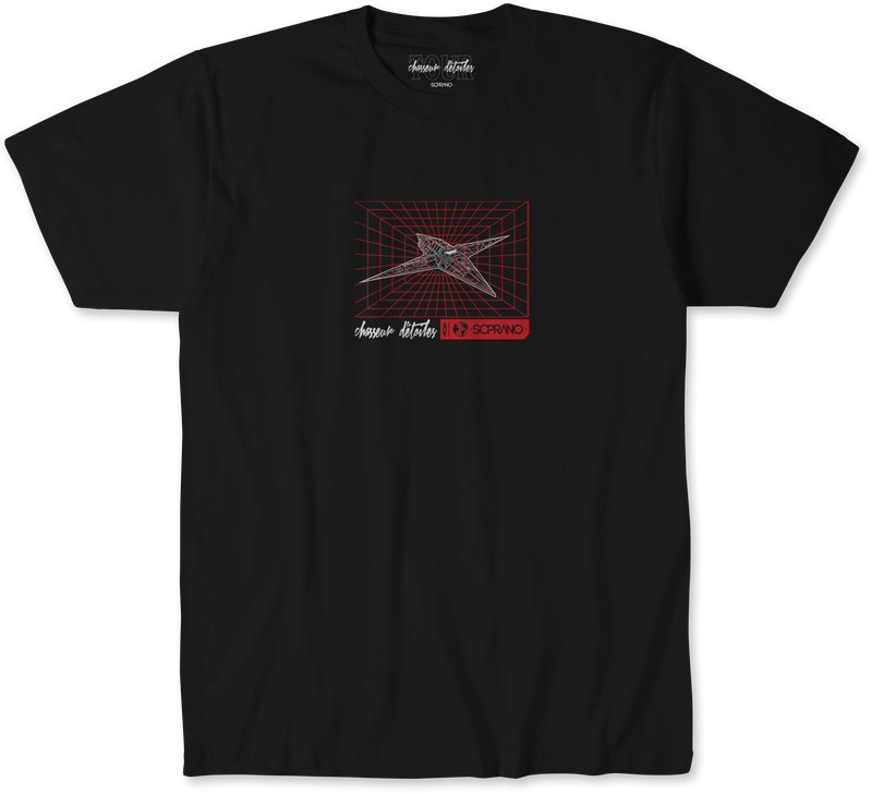 t-shirt le frégate noir face soprano