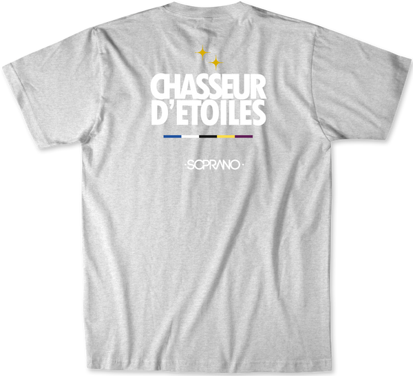 t shirt galaxie gris chiné dos soprano