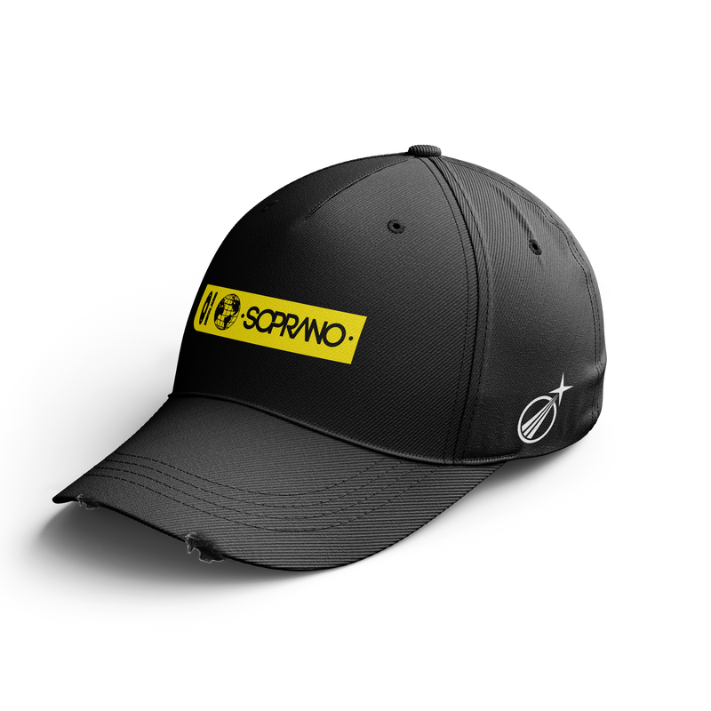 Casquette baseball "Près des Etoiles" face en noir