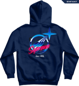 sweat capuche enfant super 87 marine dos soprano