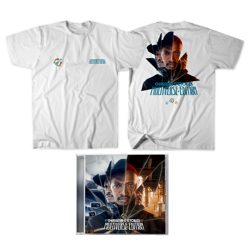 PACK T-SHIRT BLANC + CD "MULTIVERSE ÉDITION"