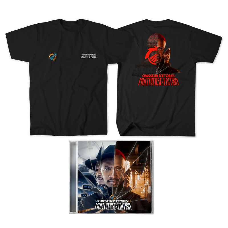 PACK T-SHIRT NOIR + CD "MULTIVERSE ÉDITION"